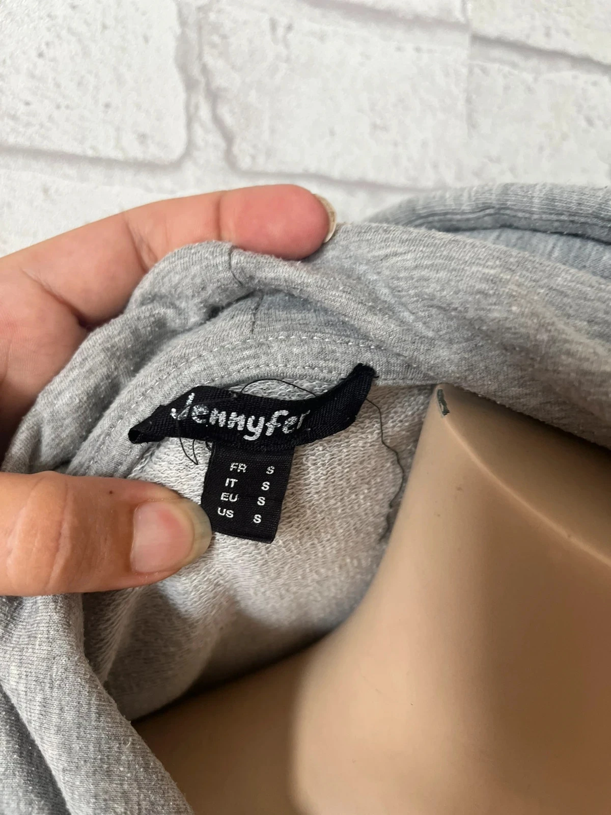 Jennyfer crop hoodie sweatshirt T36 Very good condition – photo 4